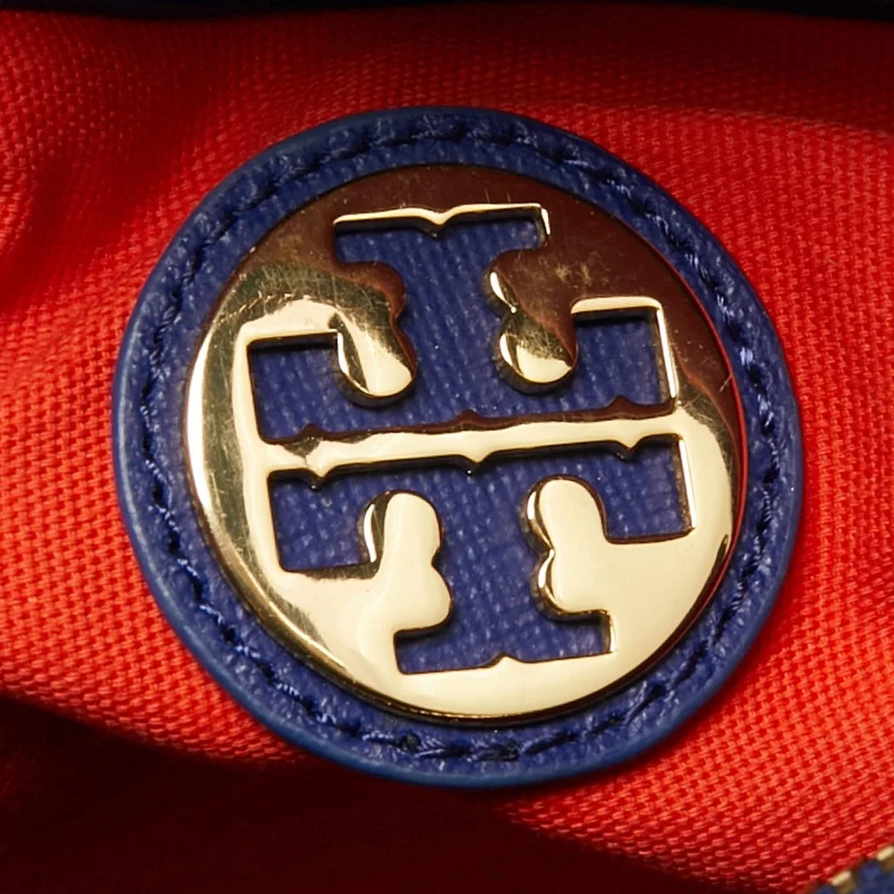 Tory Burch Robinson Middy Satchel Purse in Cobalt Blue - LIKE NEW - Picture 11 of 11